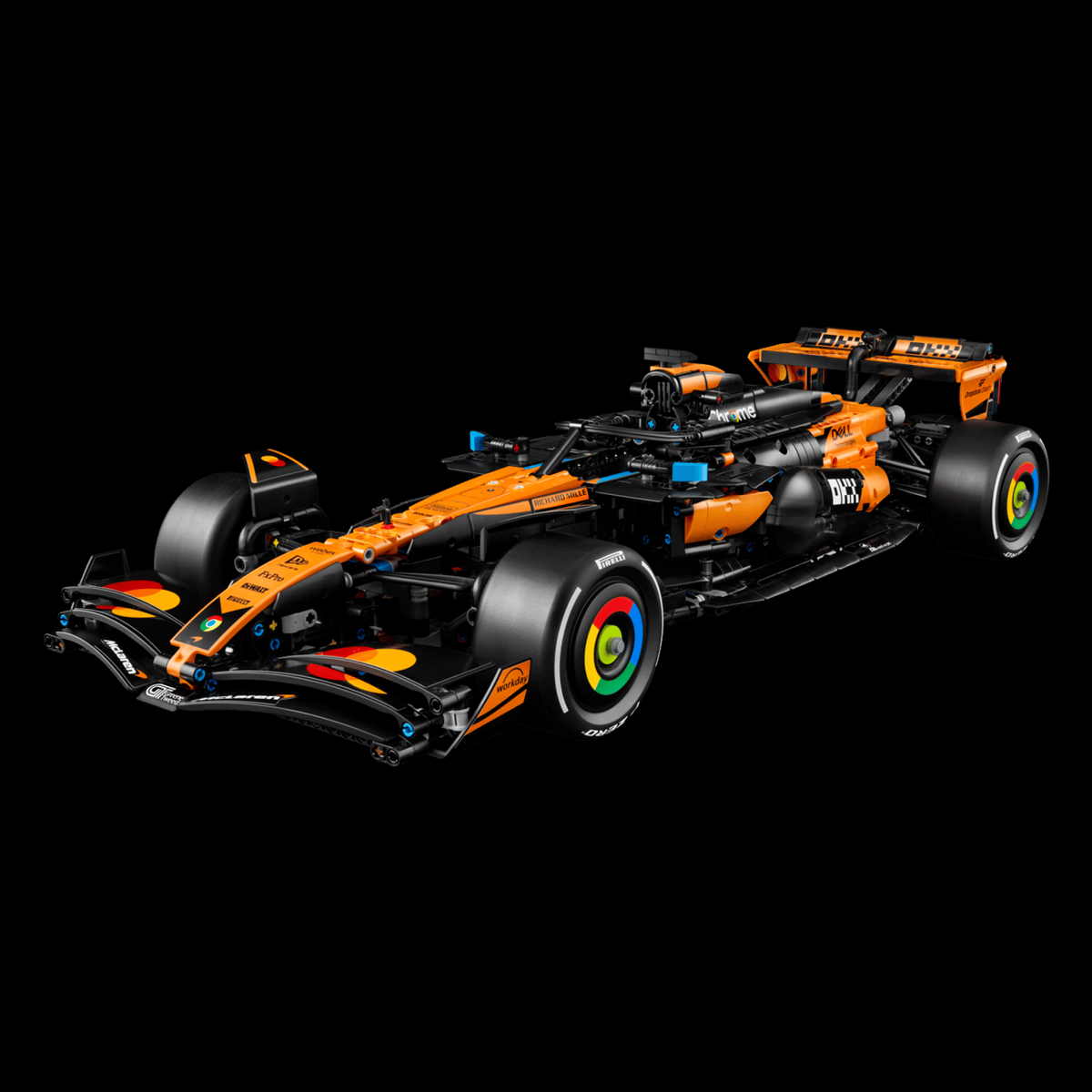Formel-1-Dreifachwagen-Bundle – SF24 + RB20 + MCL39 (4675 Teile)