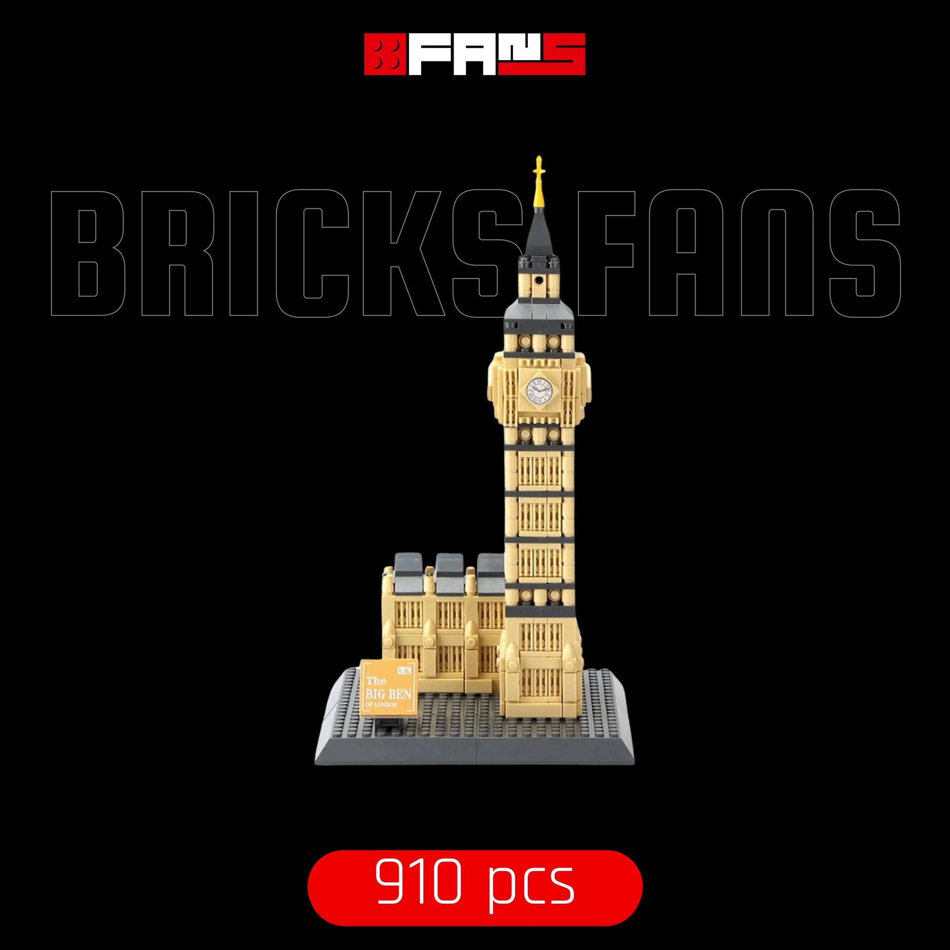 Big Ben (910 pz.) - Cover Bricks Fans