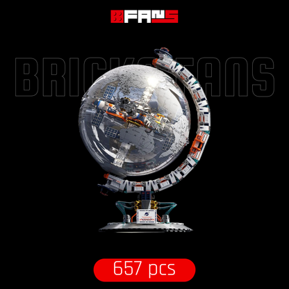 Глобус (657 деталей) - кавер Bricks Fans