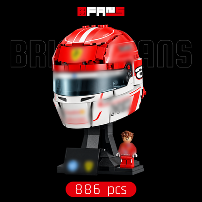 Charles Leclerc Helmet (886 Pcs)