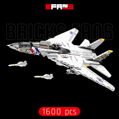 F-14-Kampfflugzeug (1600 Teile)