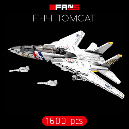F-14-Kampfflugzeug (1600 Teile)