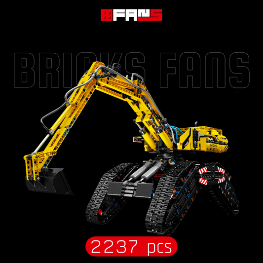 Articulated Futuristic Excavator (2237 pcs)
