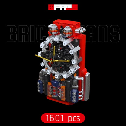 Cyberpunk Mechanical Clock (1601 pcs)