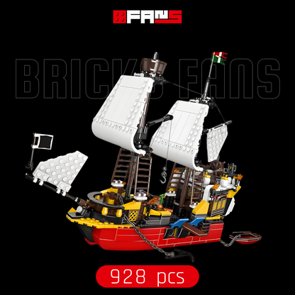 Redbeard’s Revenge Ship Model (928 pcs)