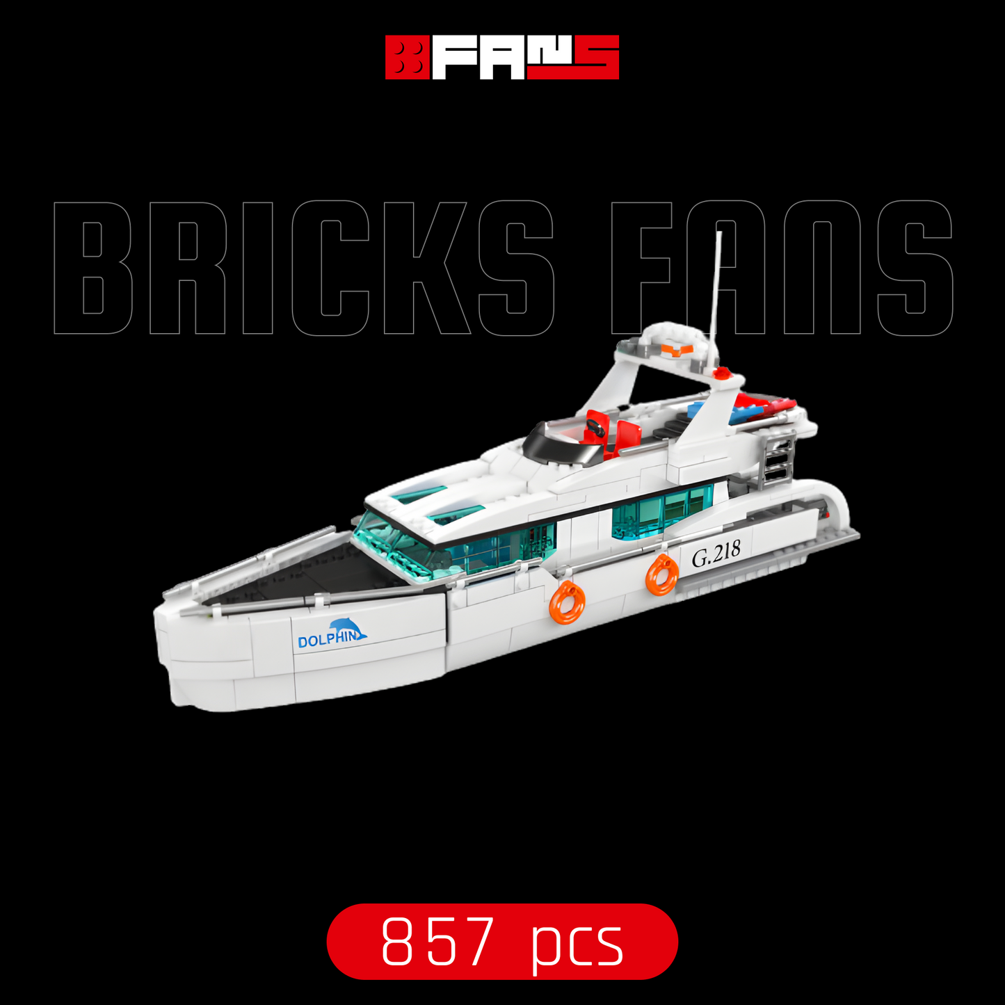 White Dolphin Yacht (857 pcs)