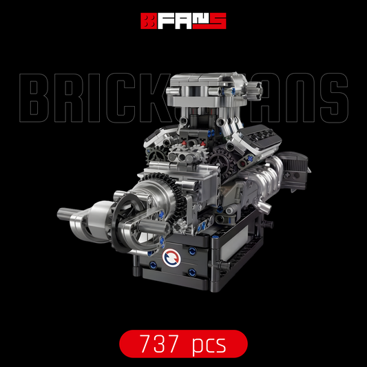 Turbocharged V8 Engine (737 pcs)