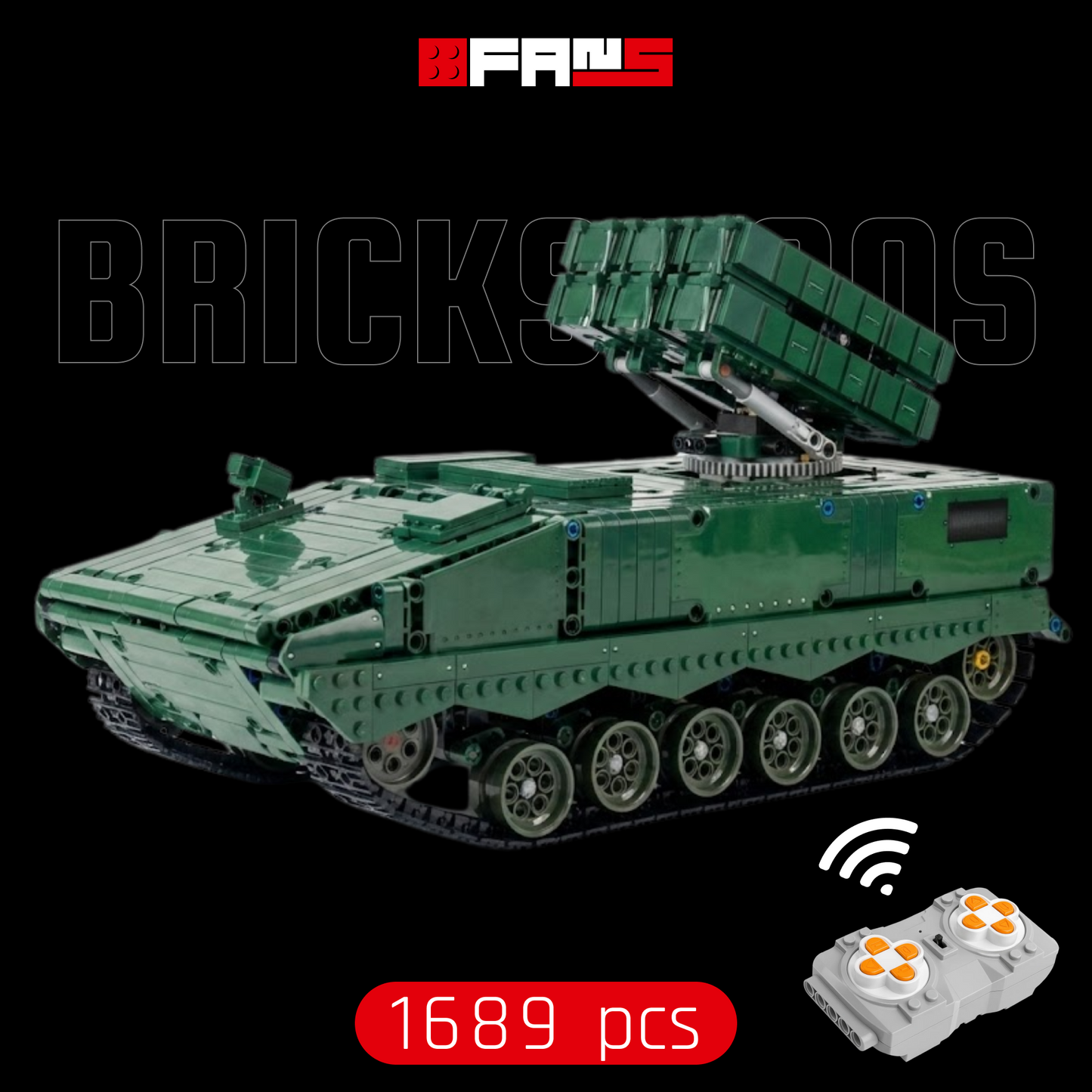 Pocisk przeciwpancerny HJ-10 (1689 elementów) 