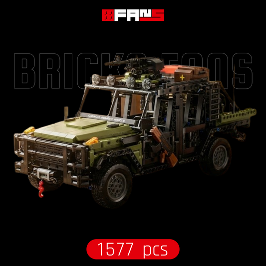 Camouflage Groene Caracal Aanvalsvoertuig (1577 stuks) 