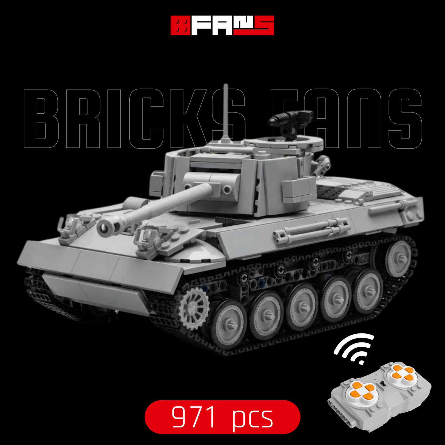 M16 Hellcat Panzerjäger (971 Teile) 