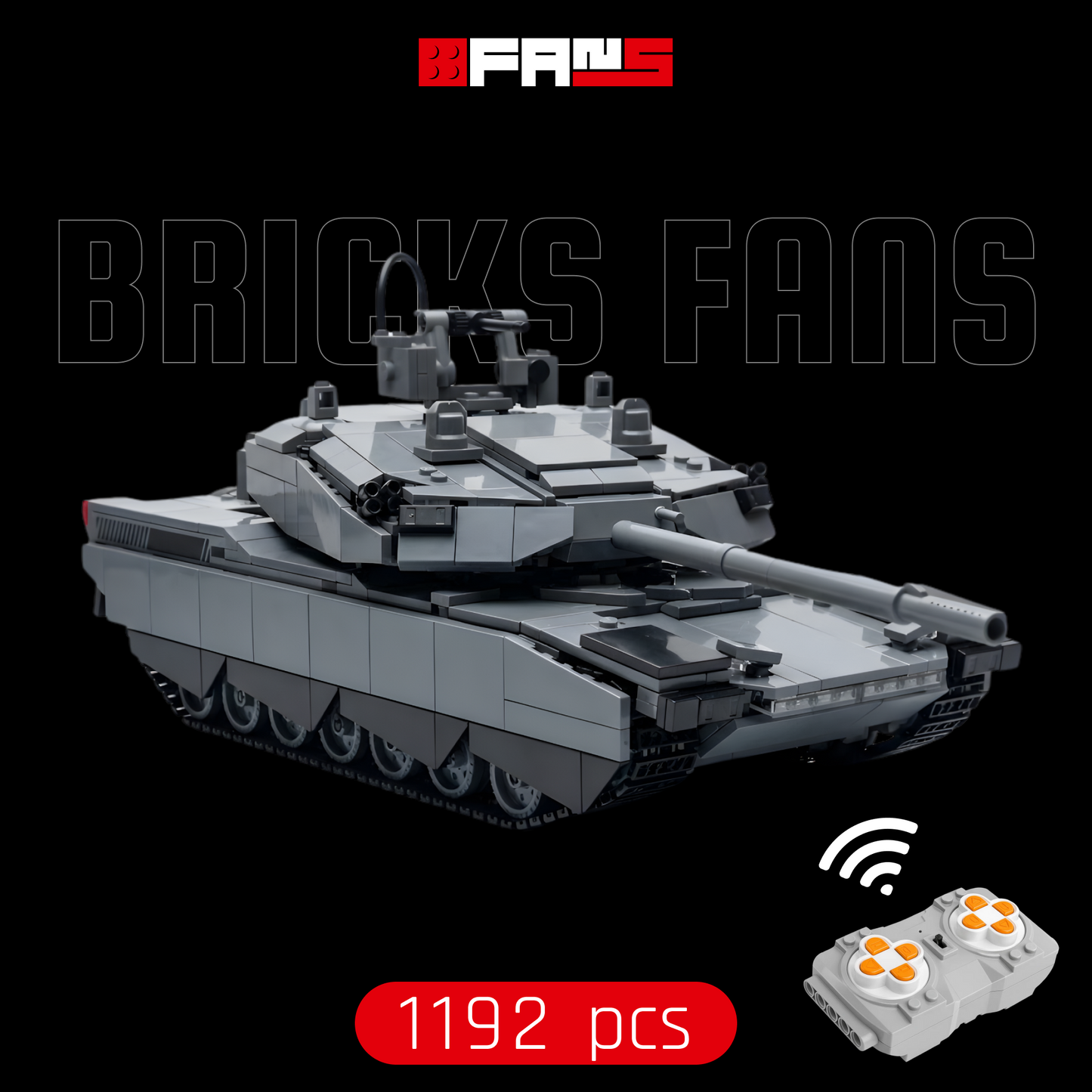 Model czołgu Abrams X (1192 elementy) 