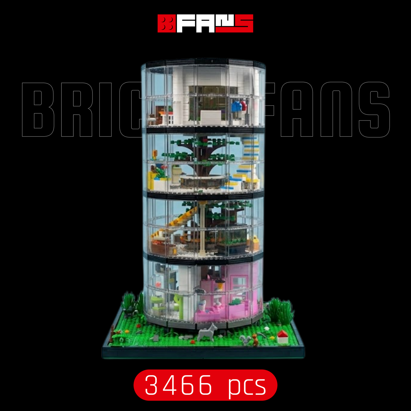 Oásis Urbano Transparente (3466 peças) 
