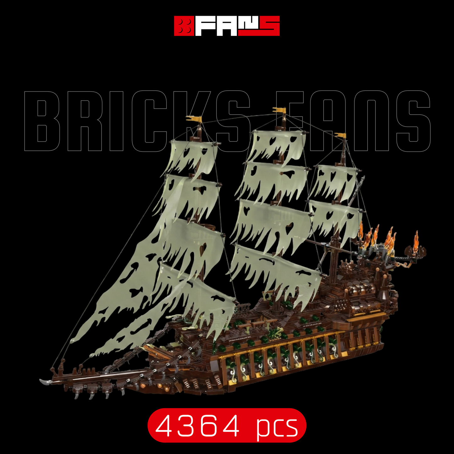Flying Dutch Ghost Ship (4364 pcs)