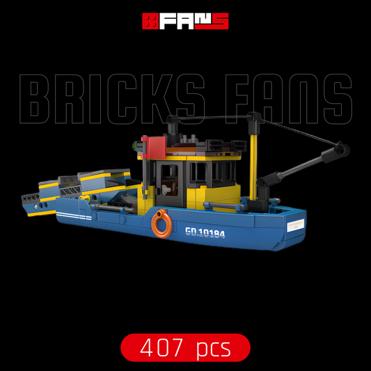 Trash Collection Boat (407 pcs)