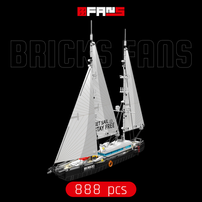 Aquarius Two-Mast Sailing (888 pcs)