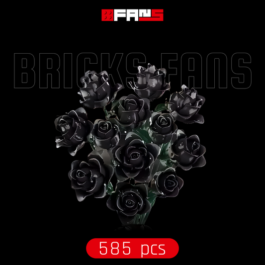 Midnight Rose Bouquet (585 pcs)