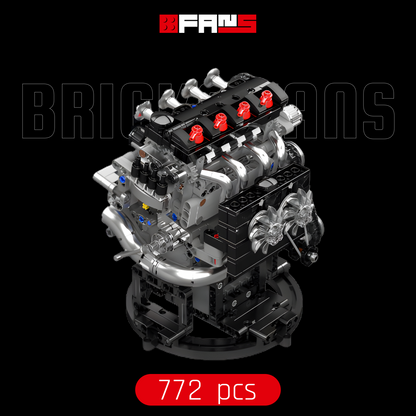 Motorized VTEC Engine Model (772 pcs)
