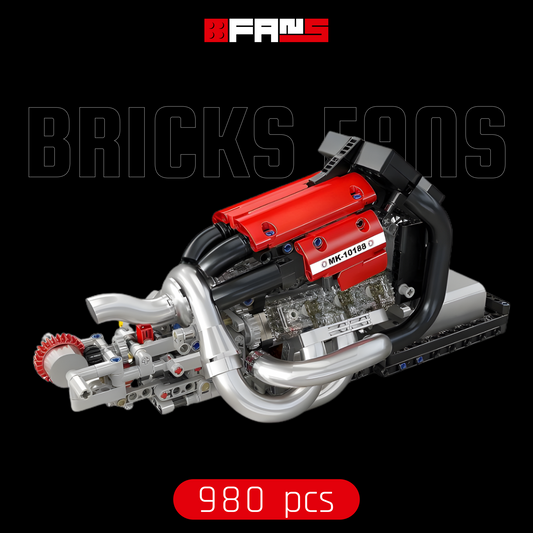 Motorized STR13 V6 Engine Model (980 pcs)