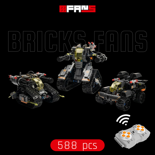3-in-1 Militaire Robots STEM (588 stuks) 