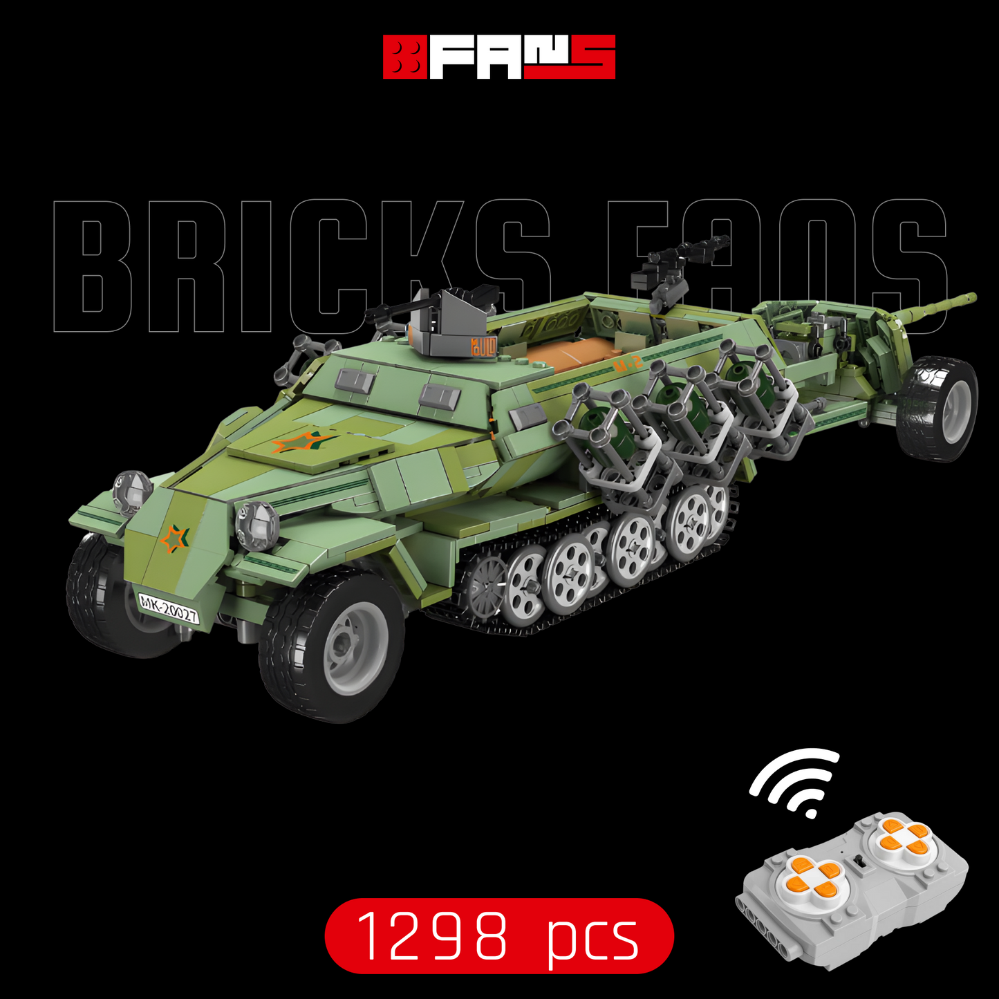 Sd.Kfz. 251 Półgąsienicowy (1298 elementów) 