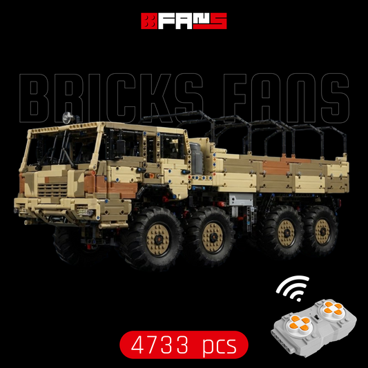 KOLOS 8X8 Truck Camuflado (4733 peças) 