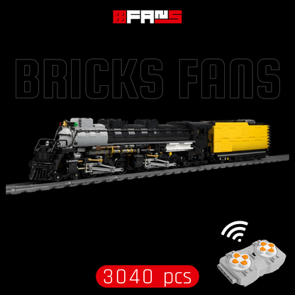 Big Boy 4-8-8-4 Parowóz (3040 elementów) 