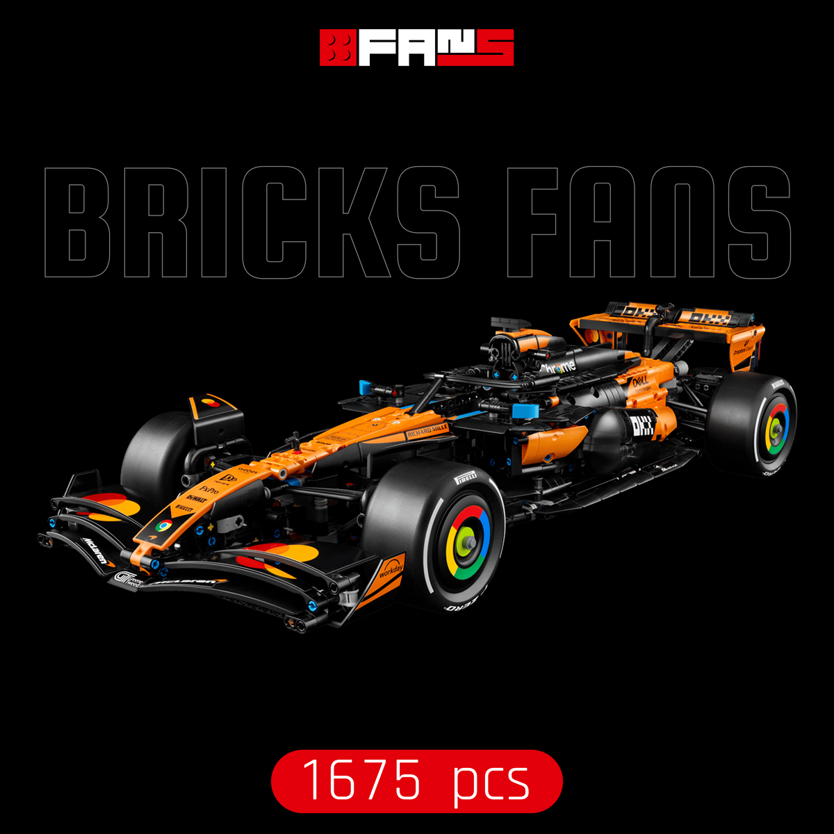 Formel 1 MCL39 - Lando Norris (1675 Teile)