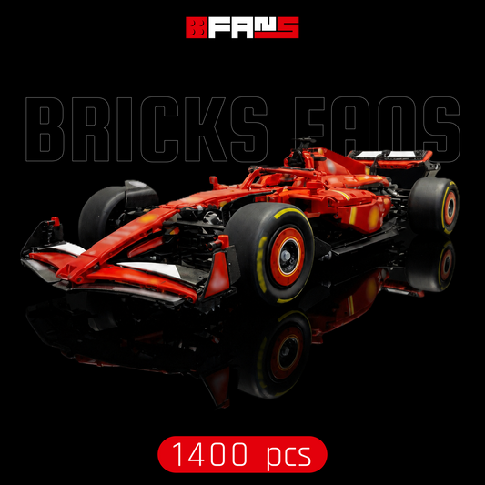 Coche de Fórmula 1 rojo (1400 piezas) 