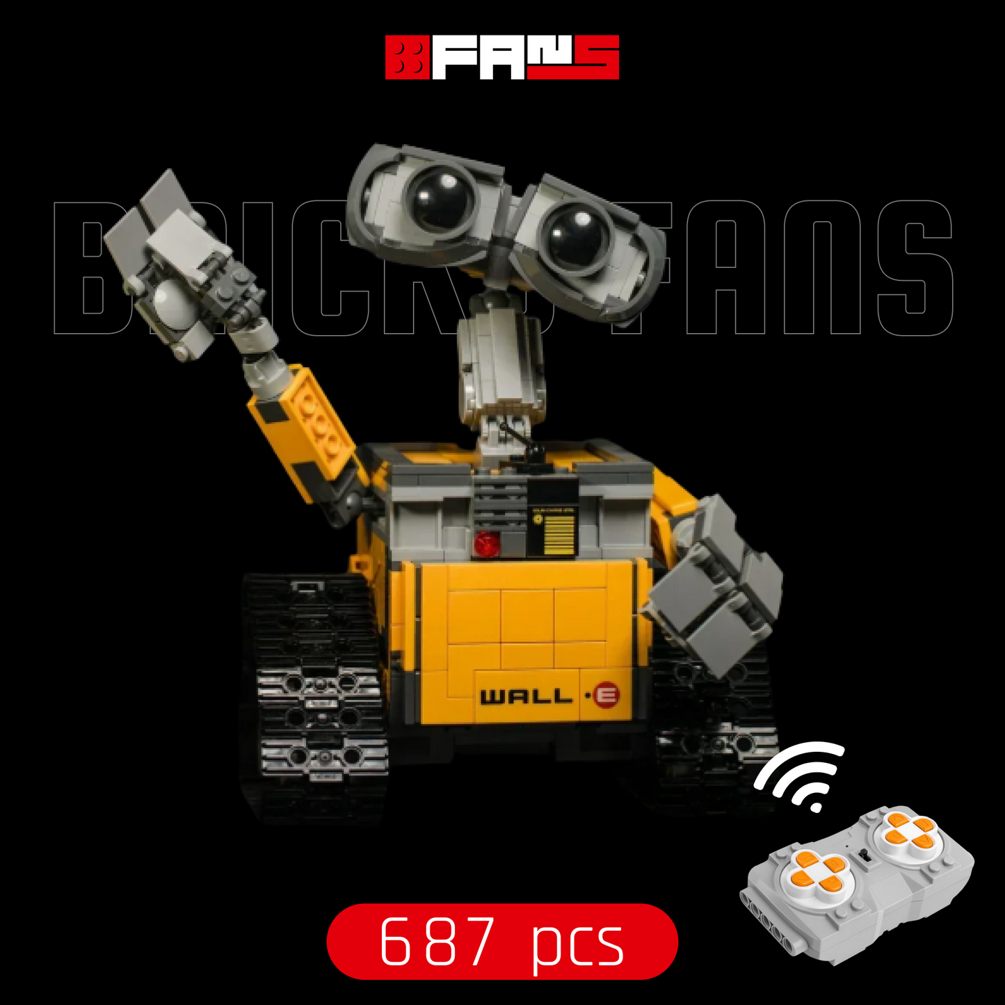 Robô Wall-E (687 unidades)