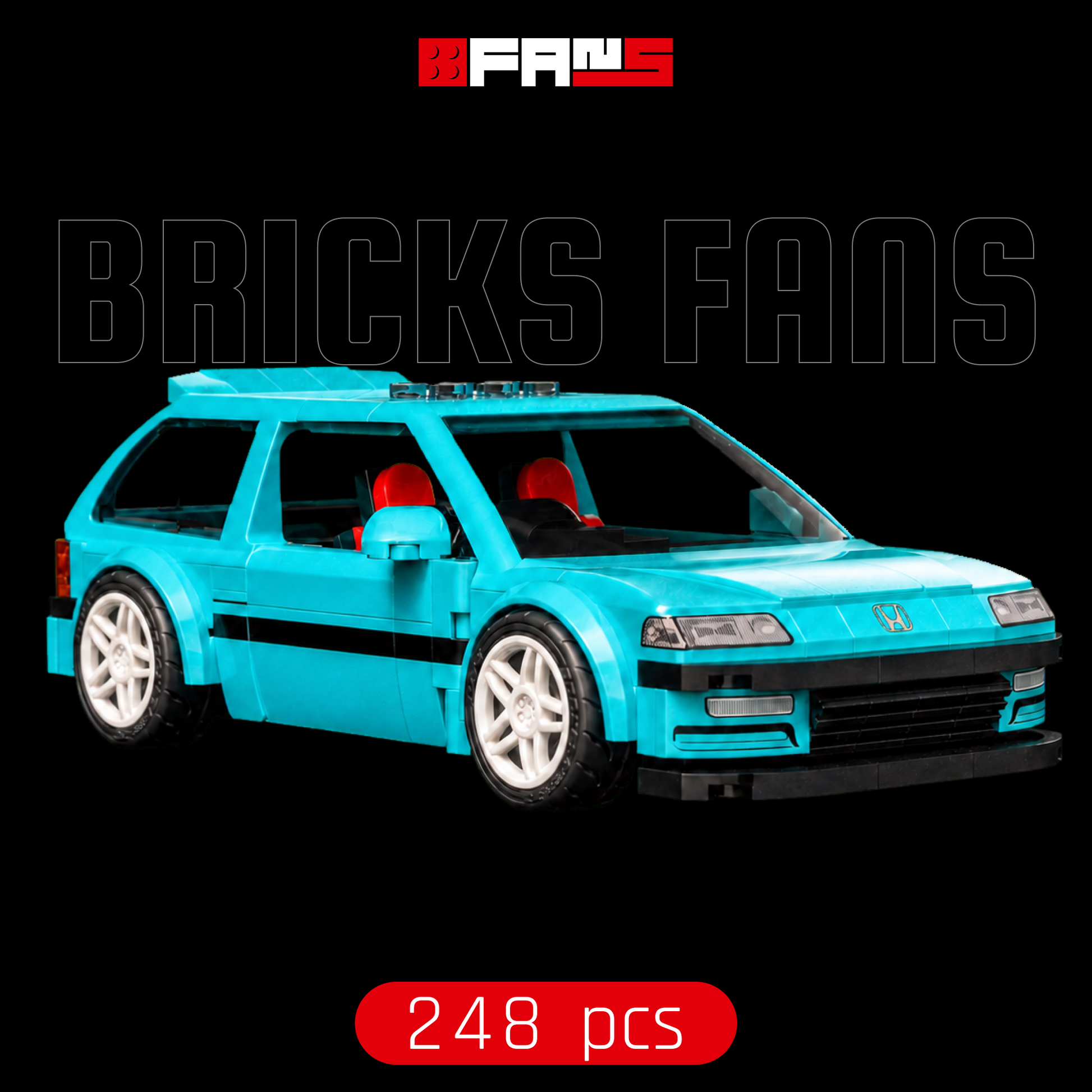 Hot Wheels Honda Civic EF (248 Pcs)