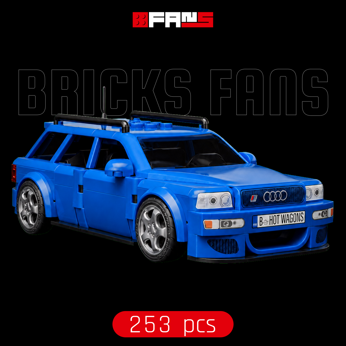 Hot Wheels Audi Avant RS2 (253 pezzi) 