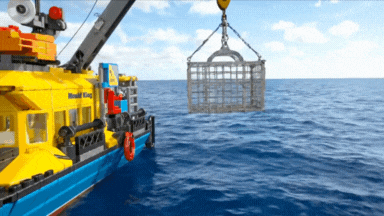 Mini Underwater Exploration Ship (380 pcs)