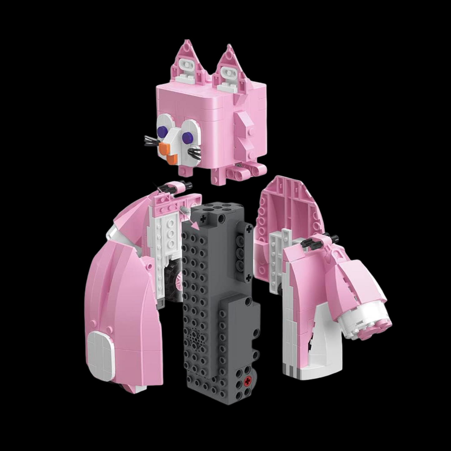 Articulated Pink Robot Fox (438 pcs)