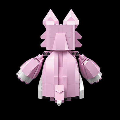 Articulated Pink Robot Fox (438 pcs)