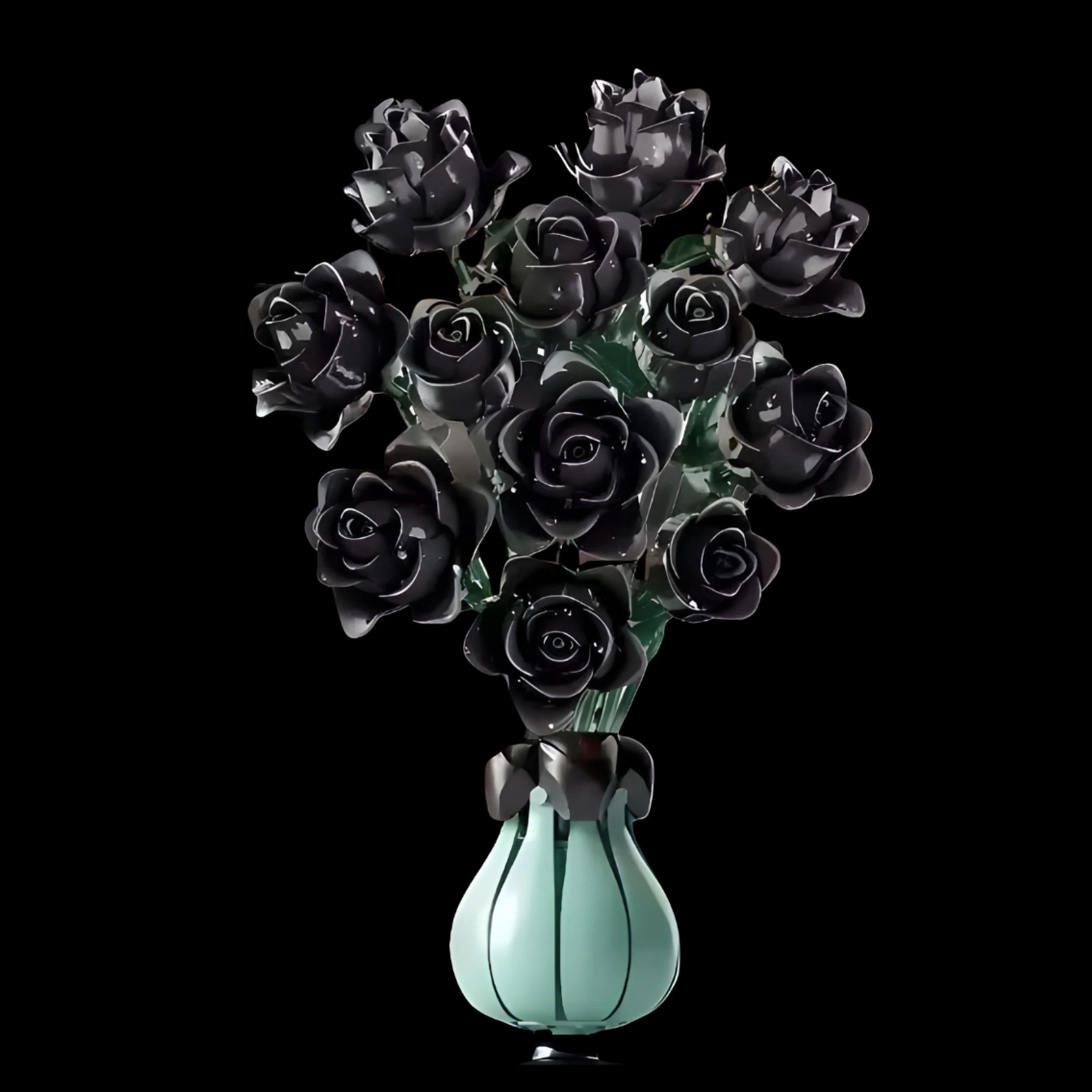 Midnight Rose Bouquet (585 pcs) – Bricks Fans