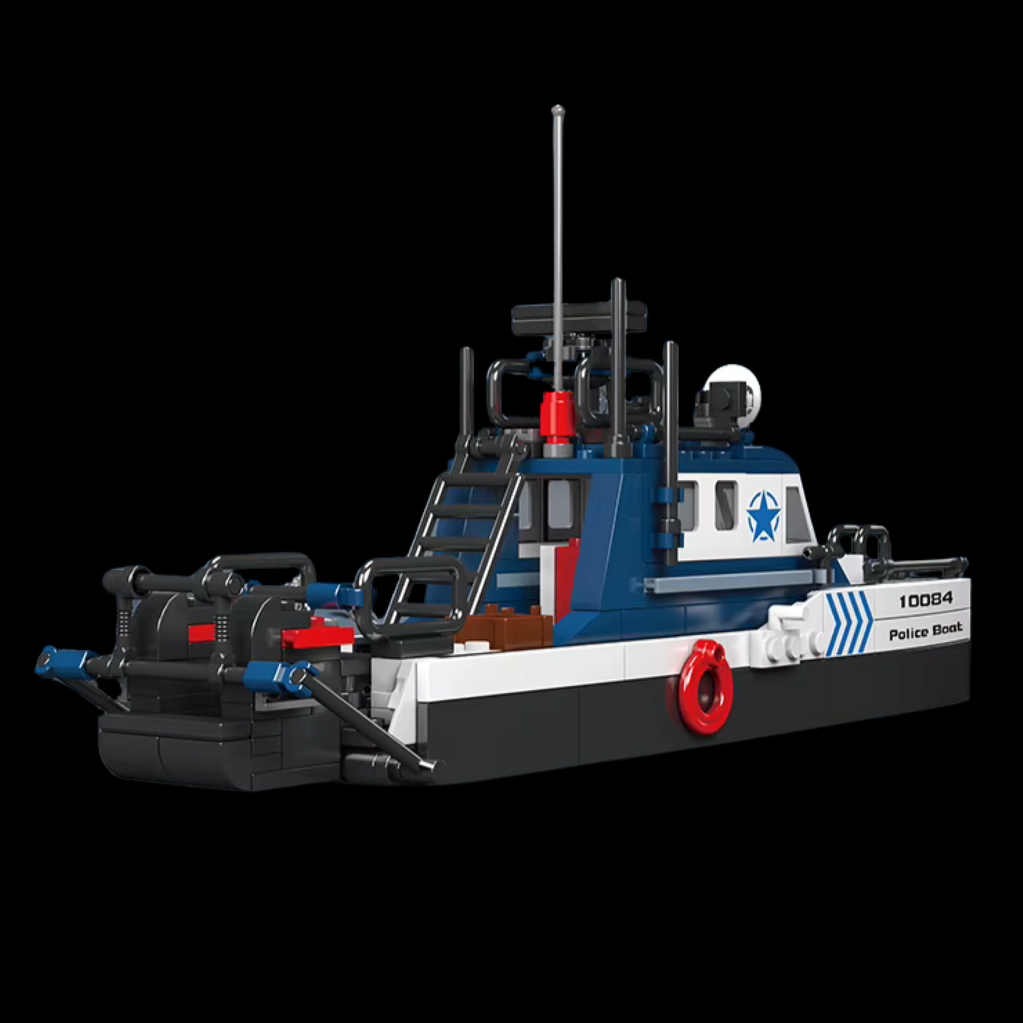 Police Boat (413 pcs)