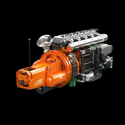 Inline-6 Truck Engine & Transmission (3236 pcs)