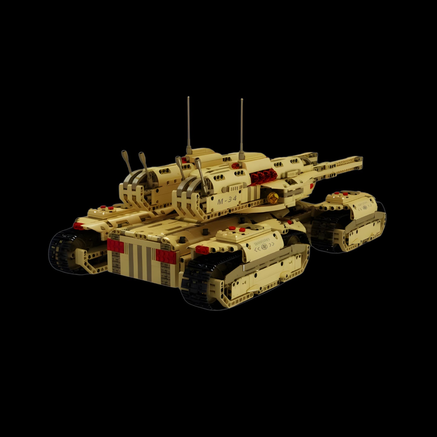 Motorized Mammoth Tank (3445 pcs)