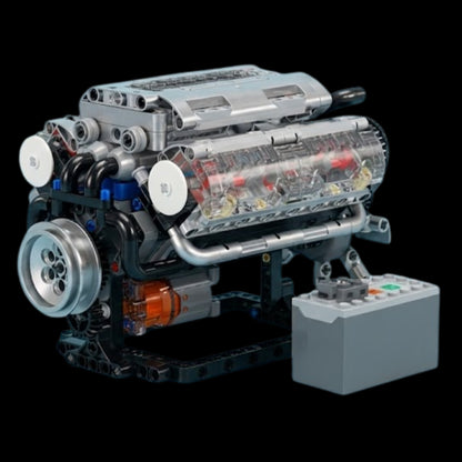 Moteur V8 motorisé (535 pièces) 