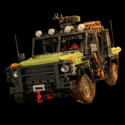 Pojazd szturmowy Caracal w kamuflażu zielonym (1577 elementów) 