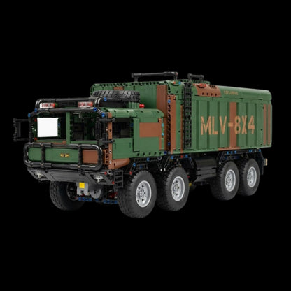 Camion lance-missiles RC 8x4 Vert Militaire (3594 pièces) 