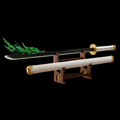 Samurajska Katana Biała Klinga (1674 elementy) 