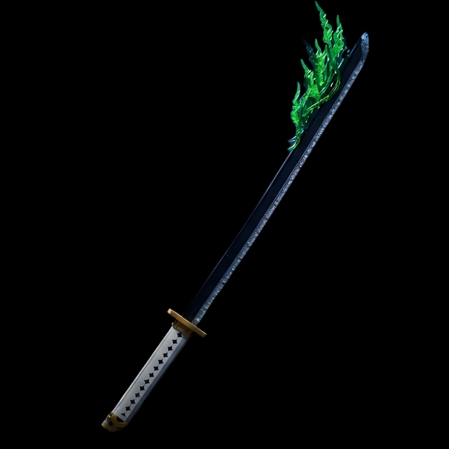 Samurajska Katana Biała Klinga (1674 elementy) 