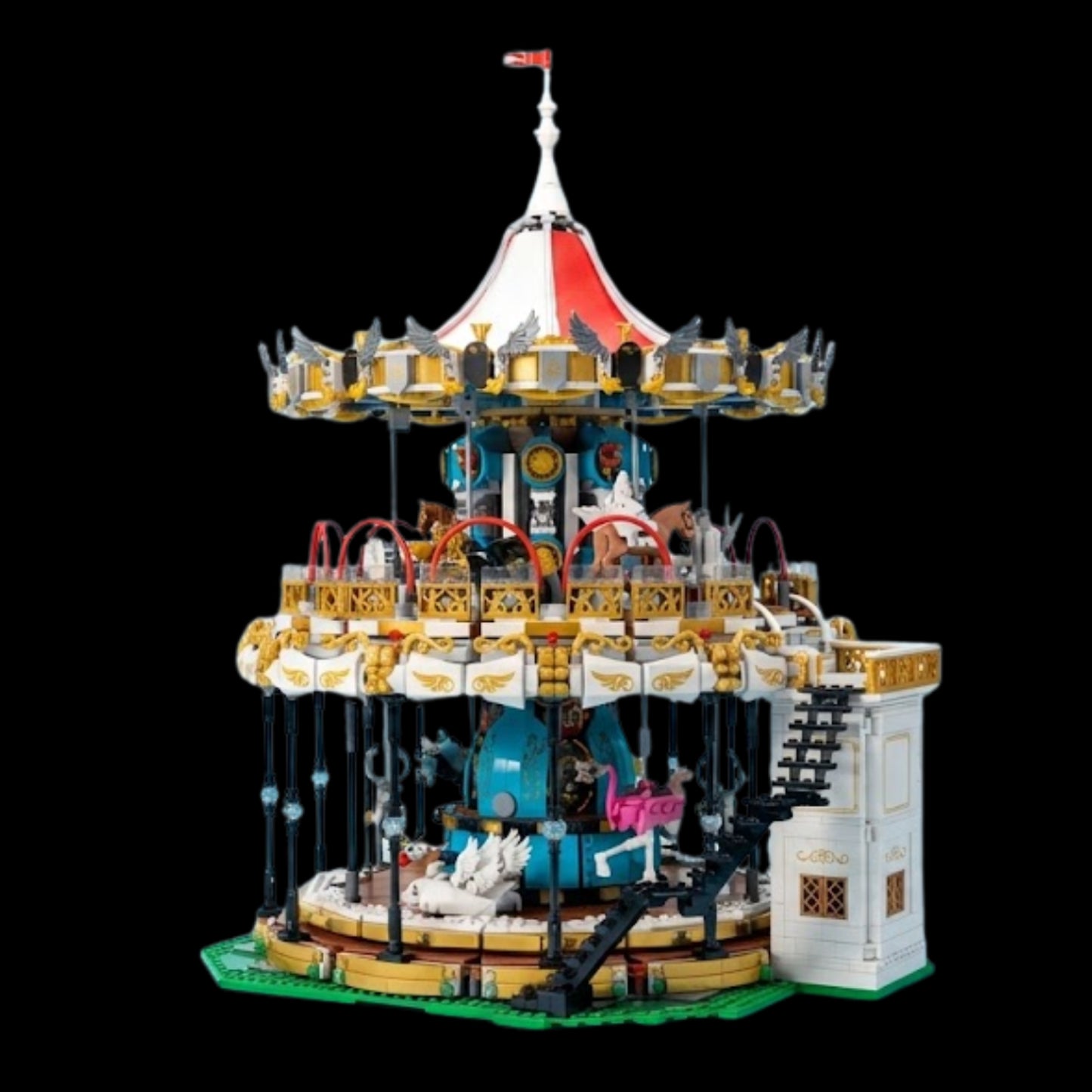 Motorized Carousel with Led Lights (5086 pcs)