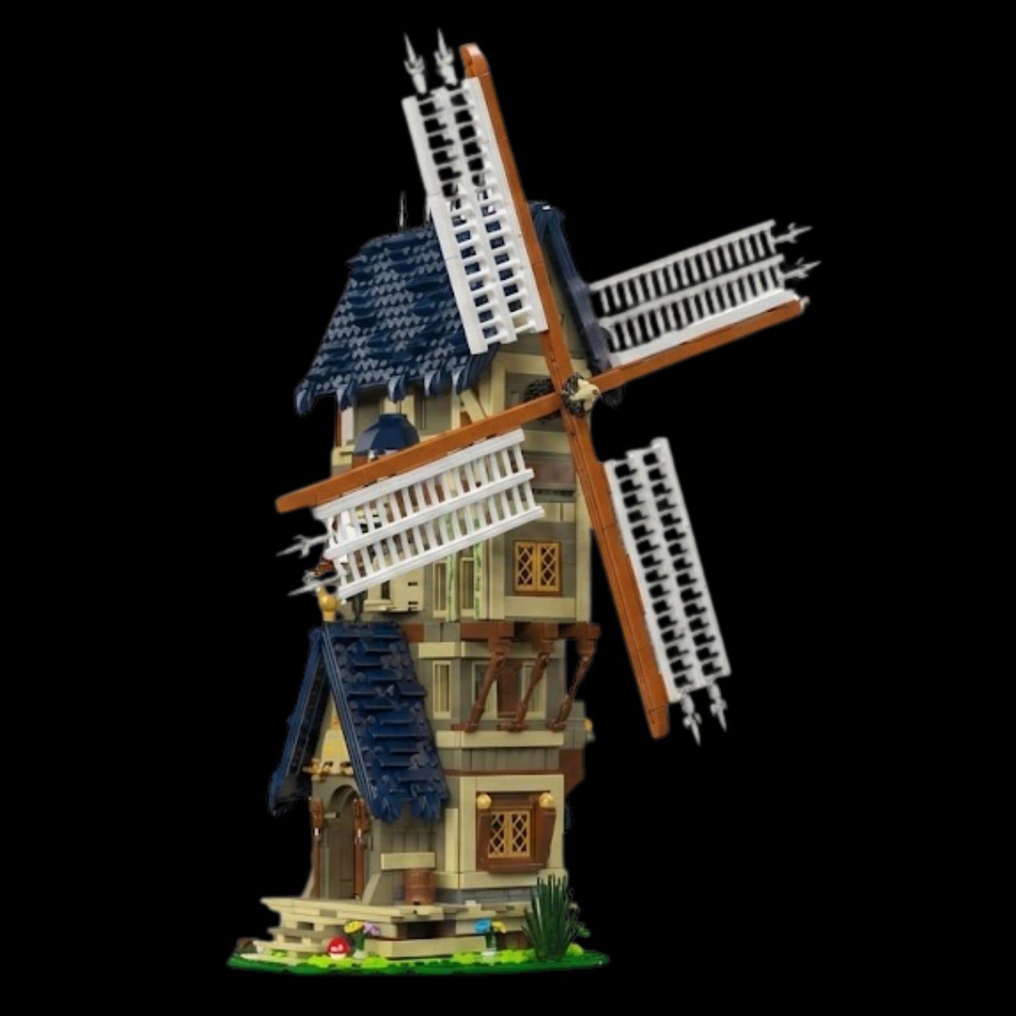 Moinho de Vento da Europa Medieval (1584 peças) 
