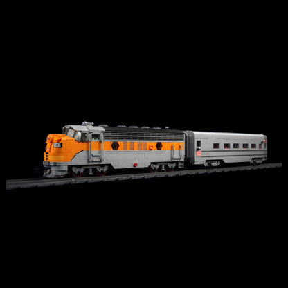USA EMD F7 WP Diesellokomotive (1541 Teile) 