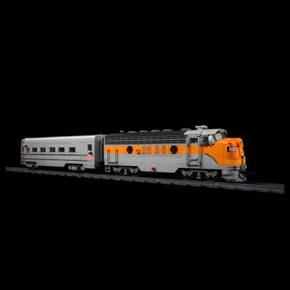 USA EMD F7 WP Diesellokomotive (1541 Teile) 