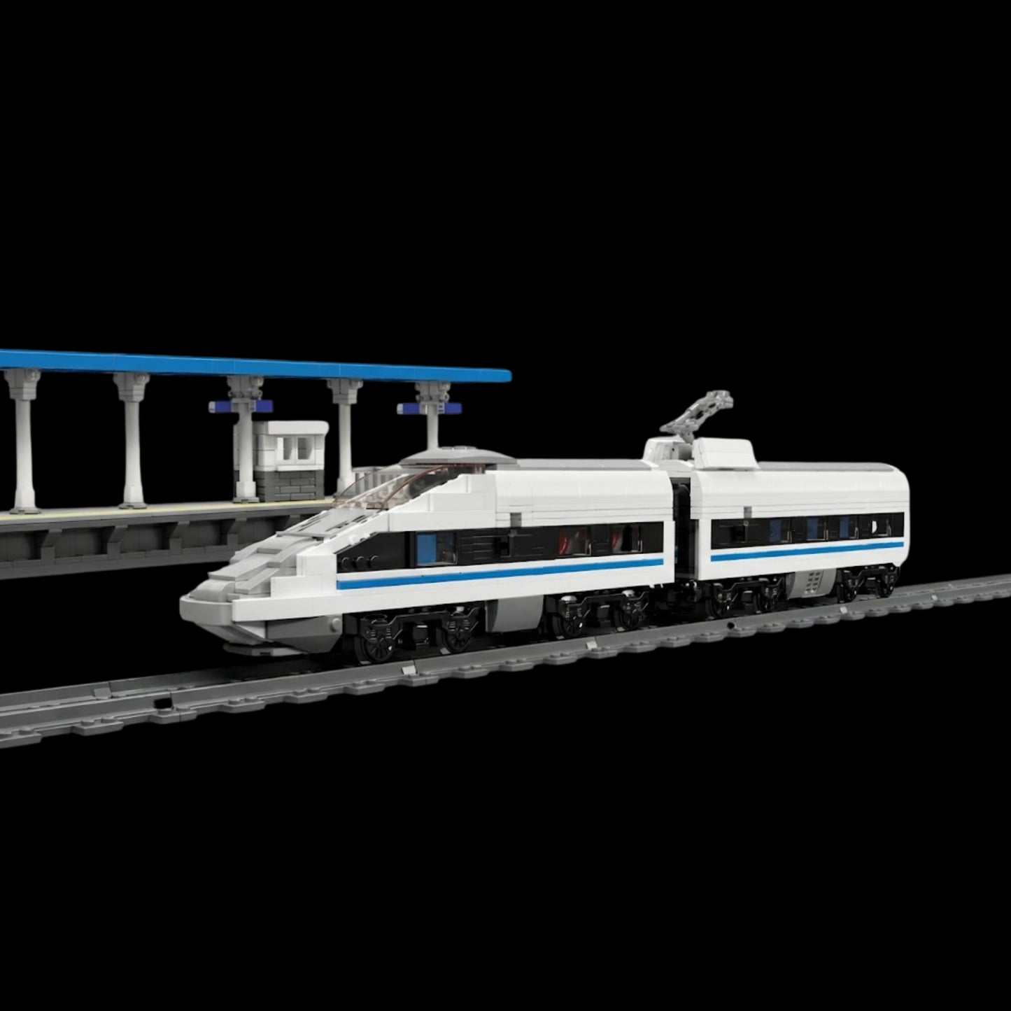 CRH380A Tren de Mare Viteză (1211 piese) 