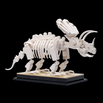 Fossile de dinosaure Tricératops (397 pièces) 