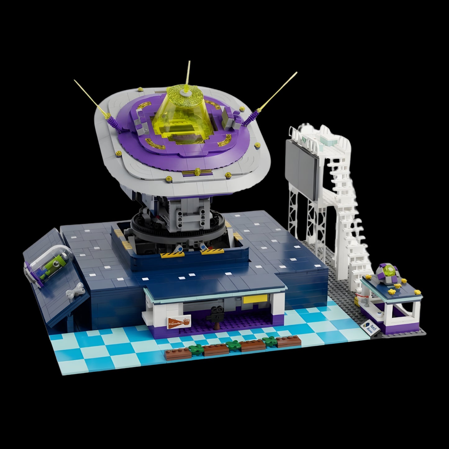 Alien UFO Launch Pad (2053 pcs)